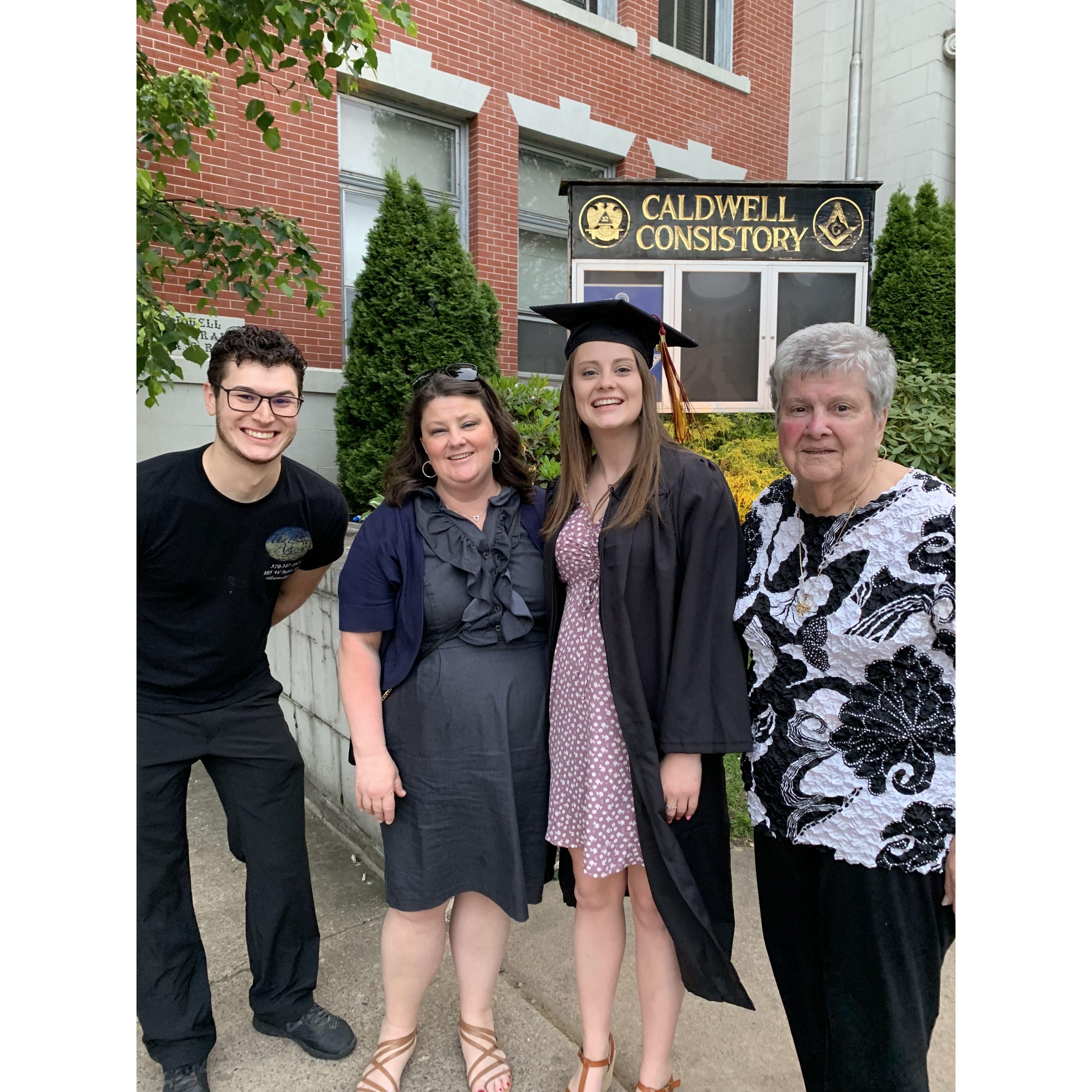 Rebecca's undergraduate graduation