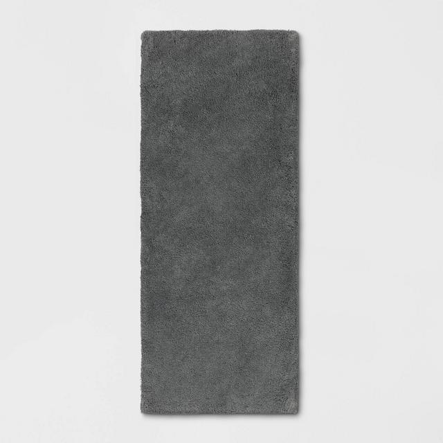 24"x60" Bath Runner Dark Gray - Threshold Signature™