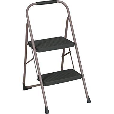 Cosco Two Step Big Step Folding Step Stool with Rubber Hand Grip