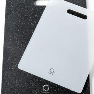 Martha Stewart Collection - 2 Piece Black & White Poly Cutting Board Set, Created for Macy's,