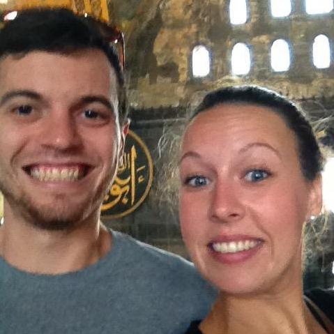 Vacation #2 in Turkey - inside the Hagia Sophia.