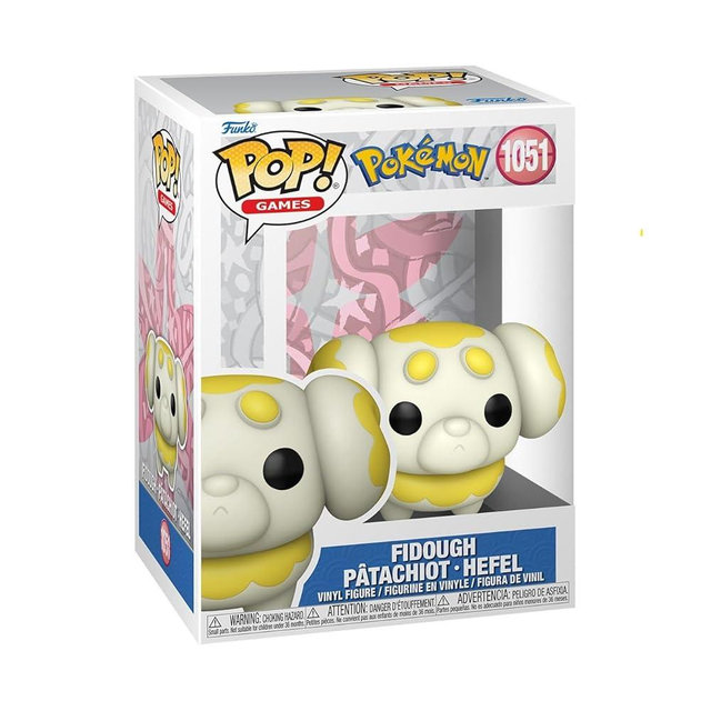 Funko Pop Games: Pokemon - Fidough - Collectable Vinyl Figure - Gift Idea - Official Merchandise - Toys for Kids & Adults - Video Games Fans - Model Figure for Collectors and Display