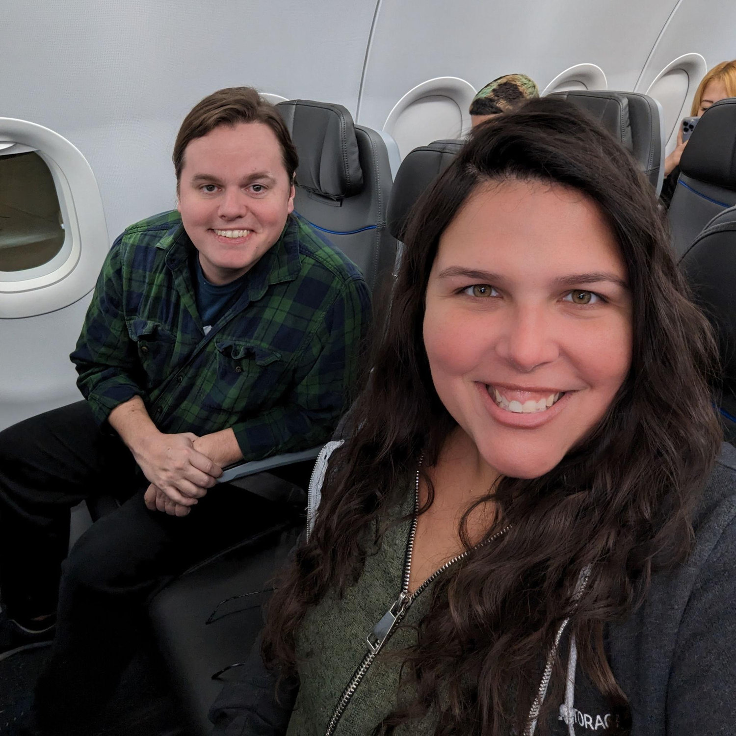 Iconic plane selfie