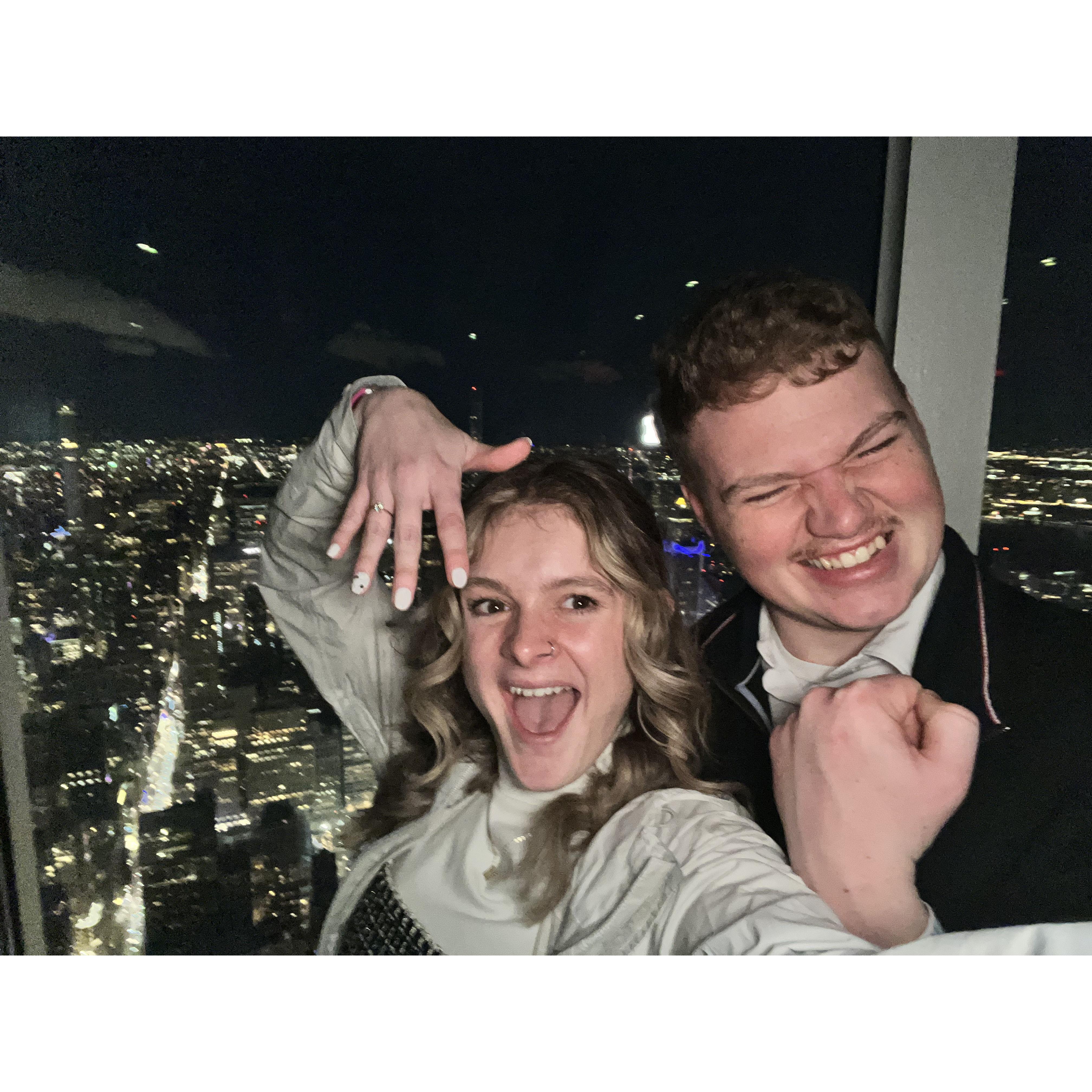 SHE SAID YES!
