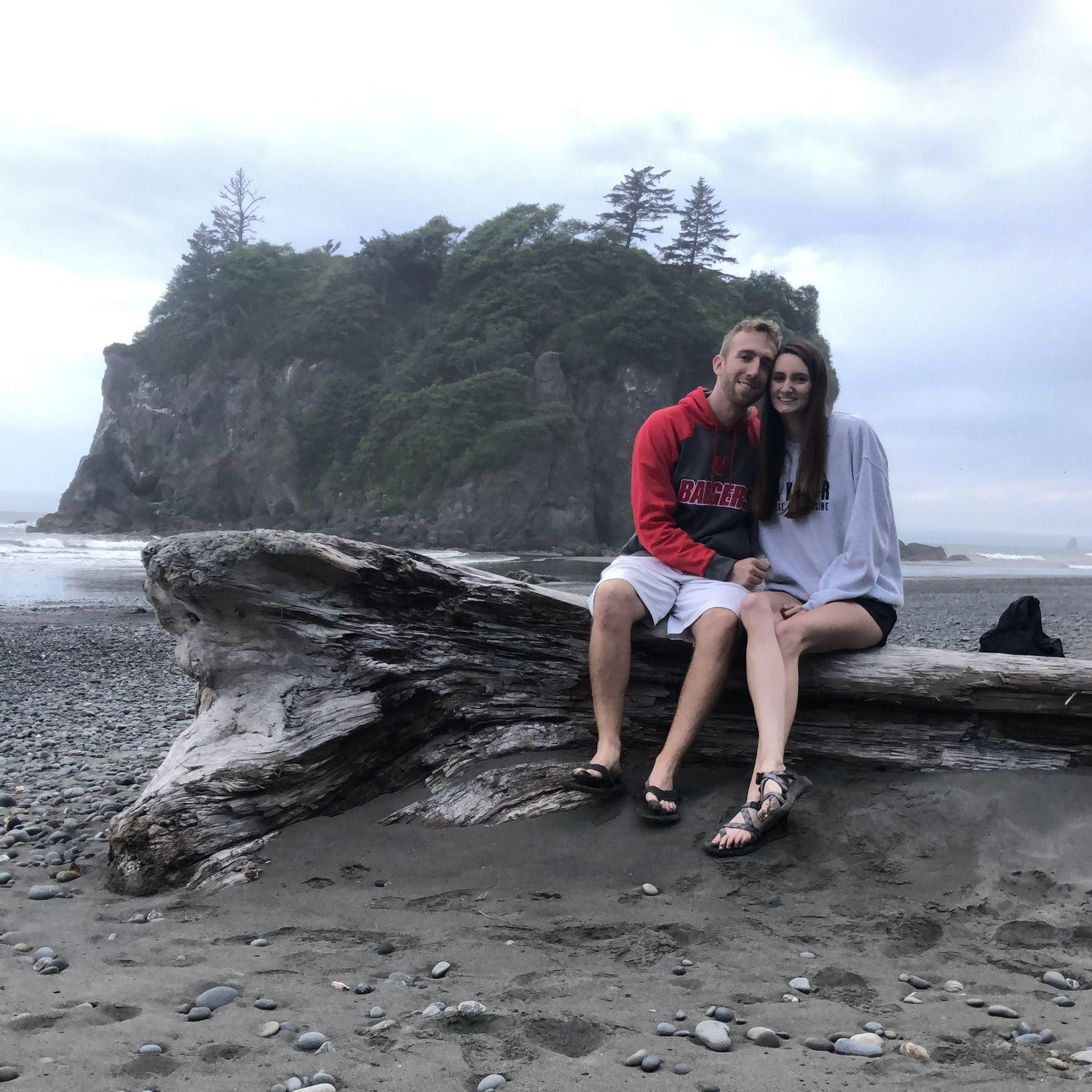 Our first vacation together - Orcas Island, Washington.