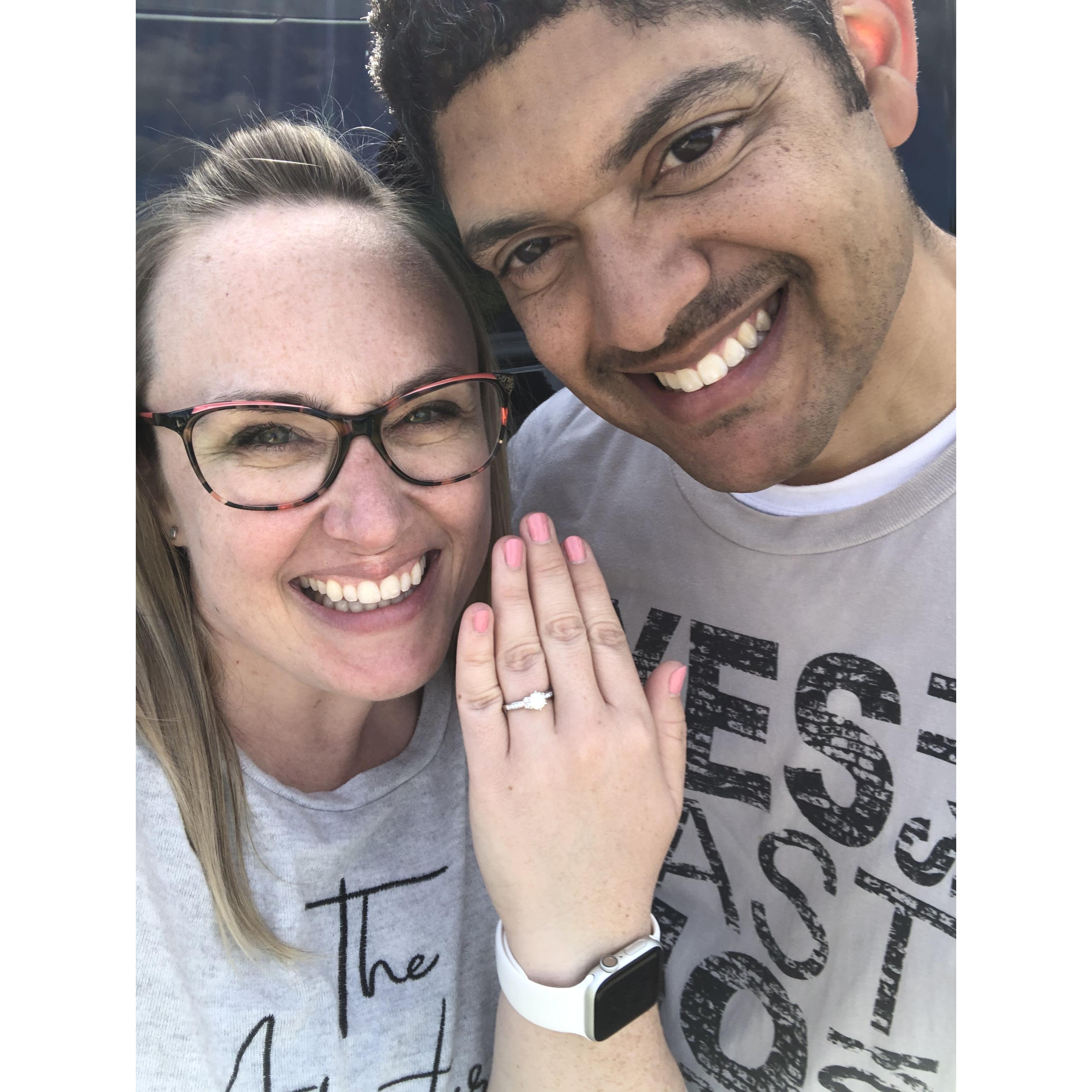 We're engaged!