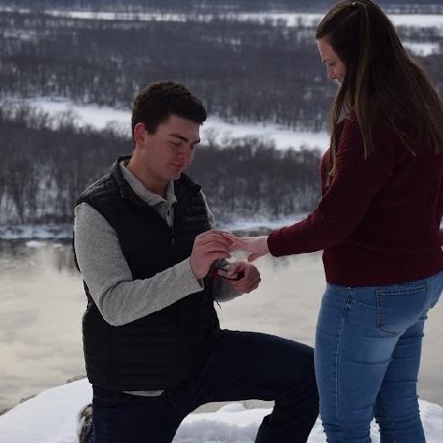 Seth proposed at the McClyman family farm.