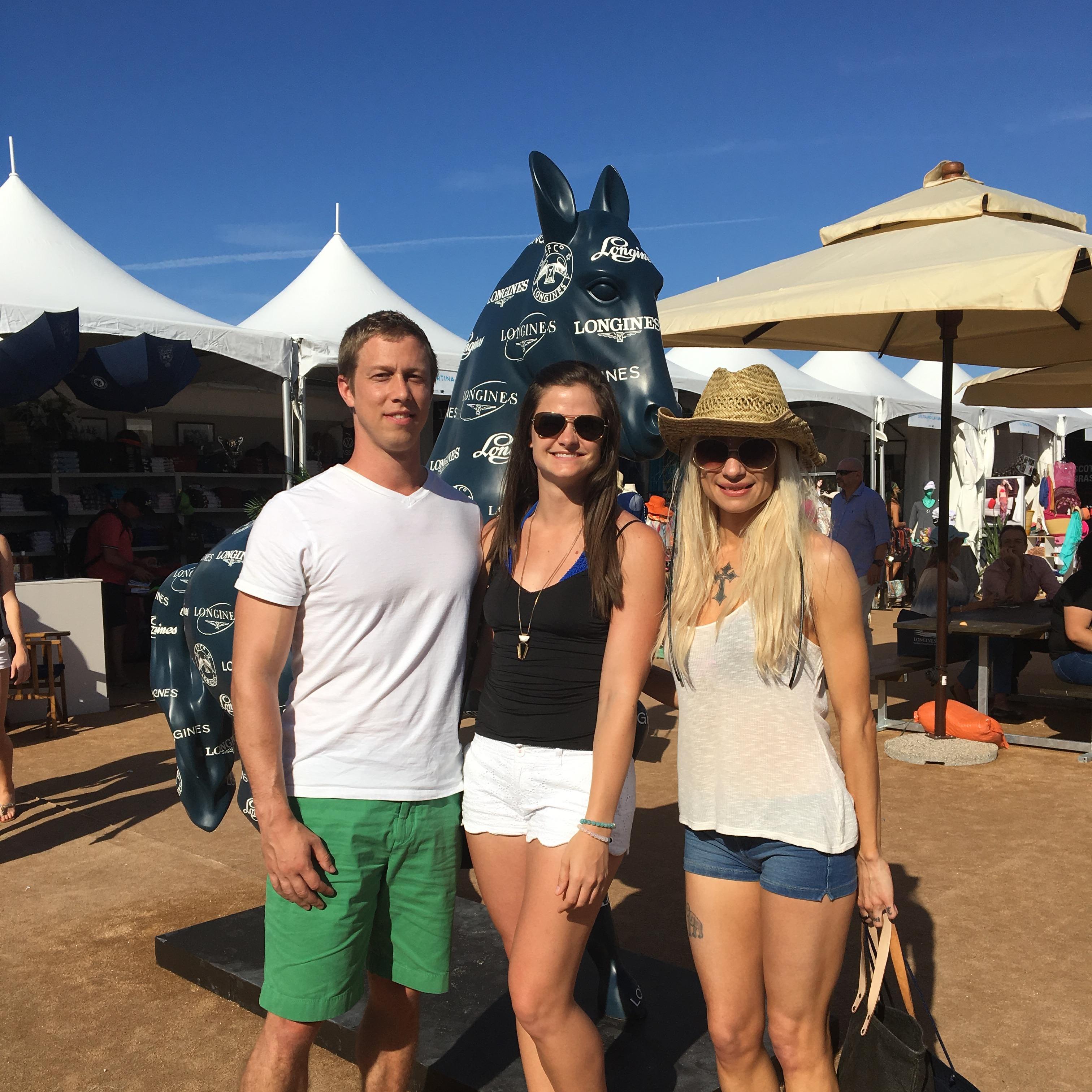 At the Longines in South Beach with Jess' sister! A tradition.