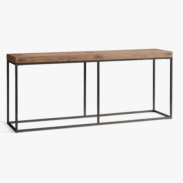 Malcolm Console Table, Glazed Pine