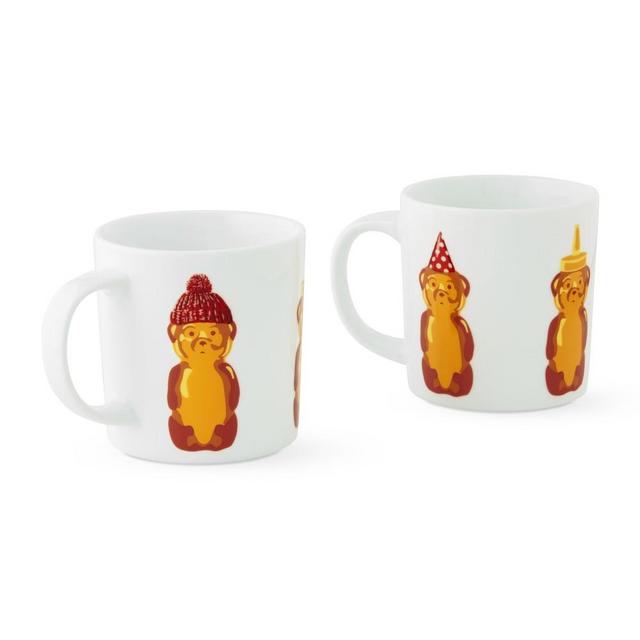 fnnch Honey Bear Mugs, Set of 2