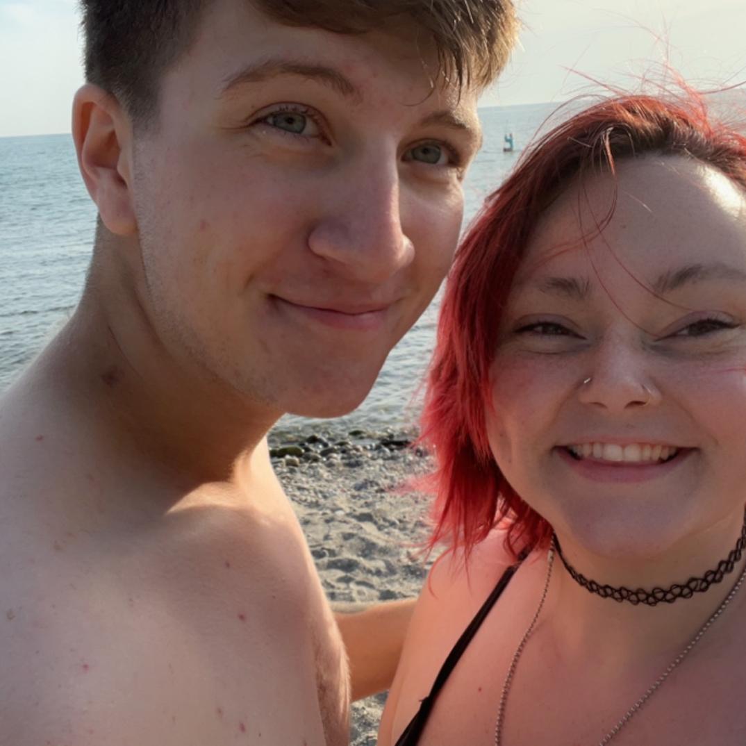 Our second date ever at Lake Erie