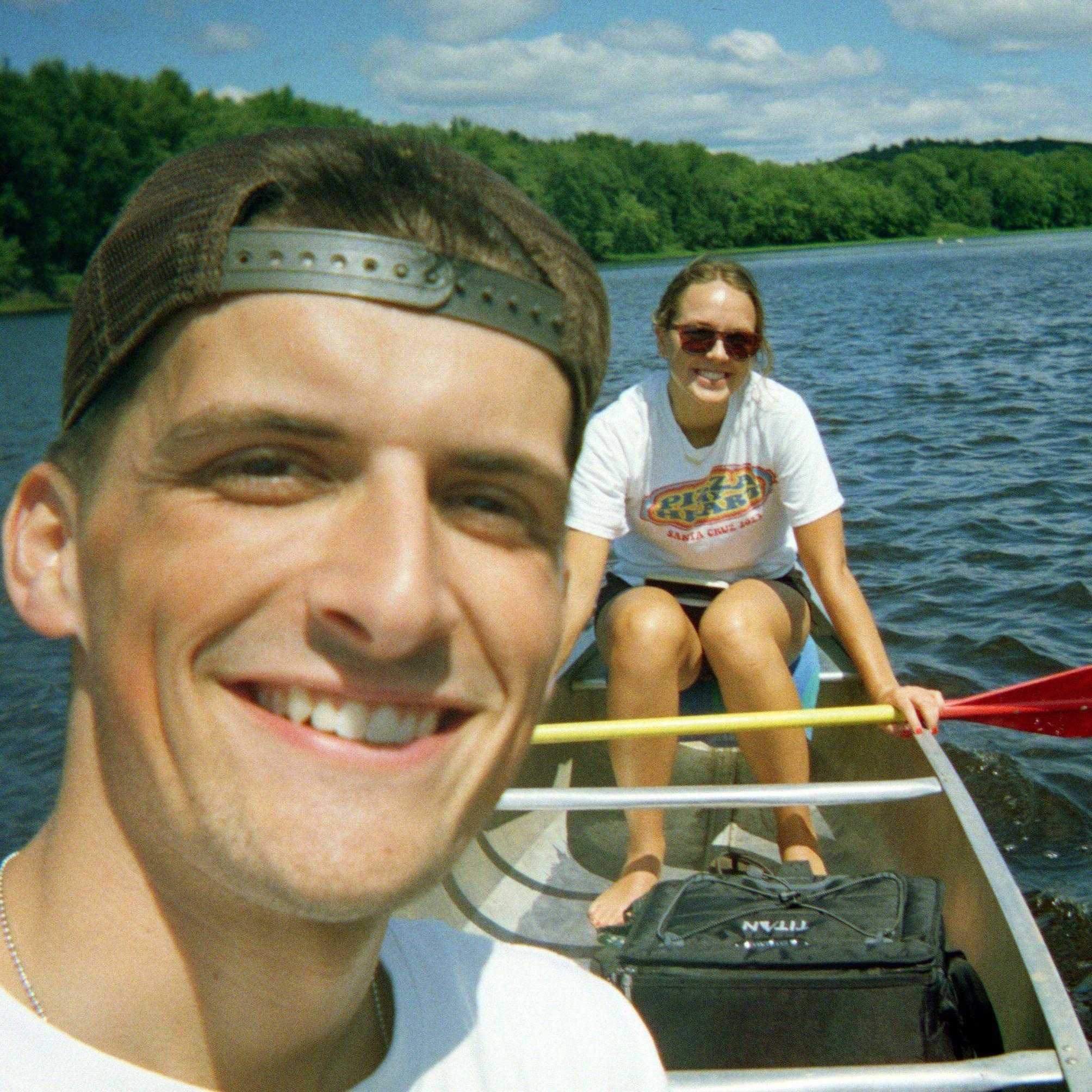 Canoeing down the St Croix River