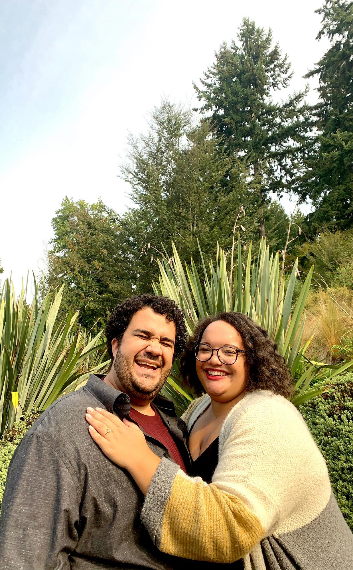 Both of us had a BLAST taking engagement photos!!