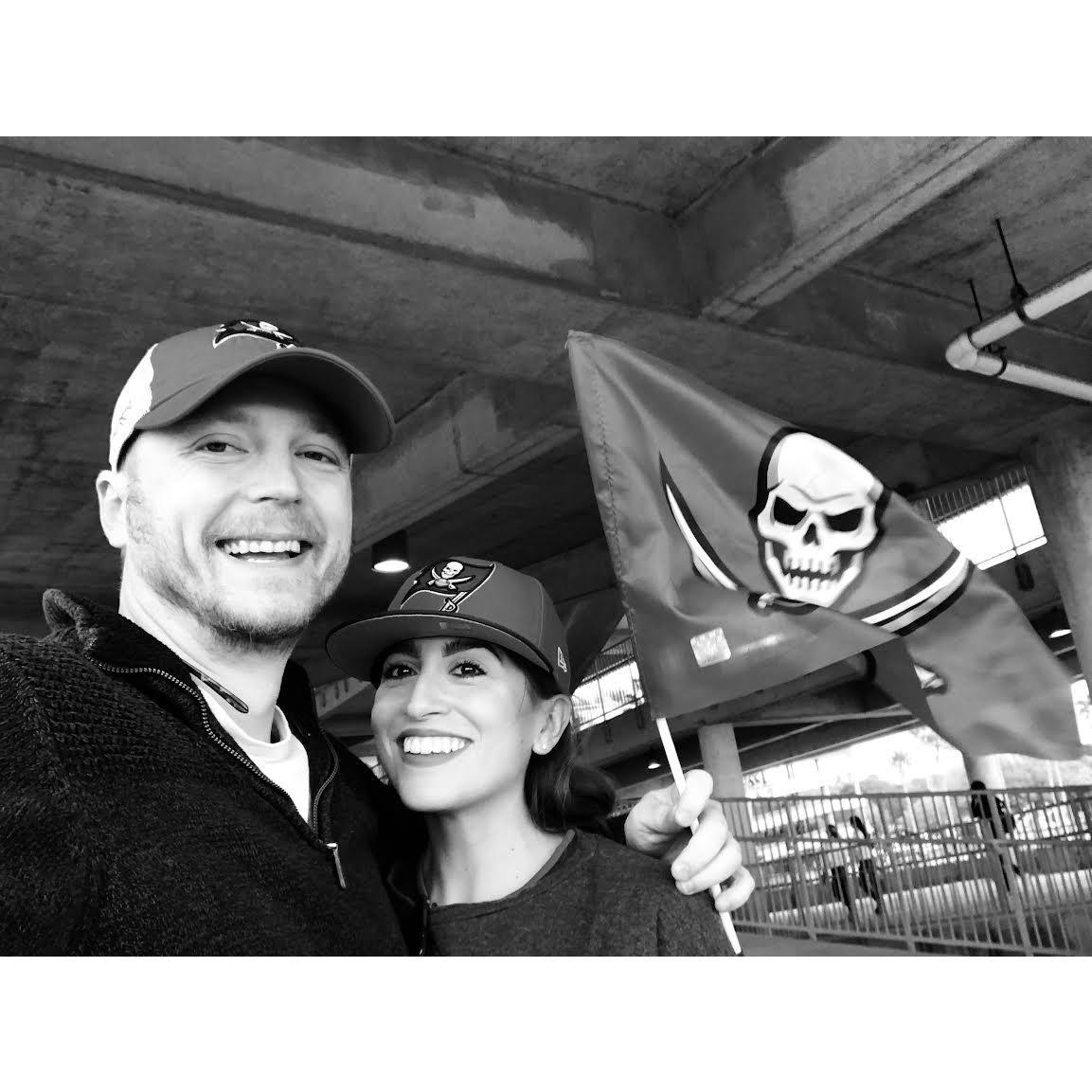 Bucs vs. Eagles Playoffs at Raymond James Stadium in Tampa, FL #gobucs