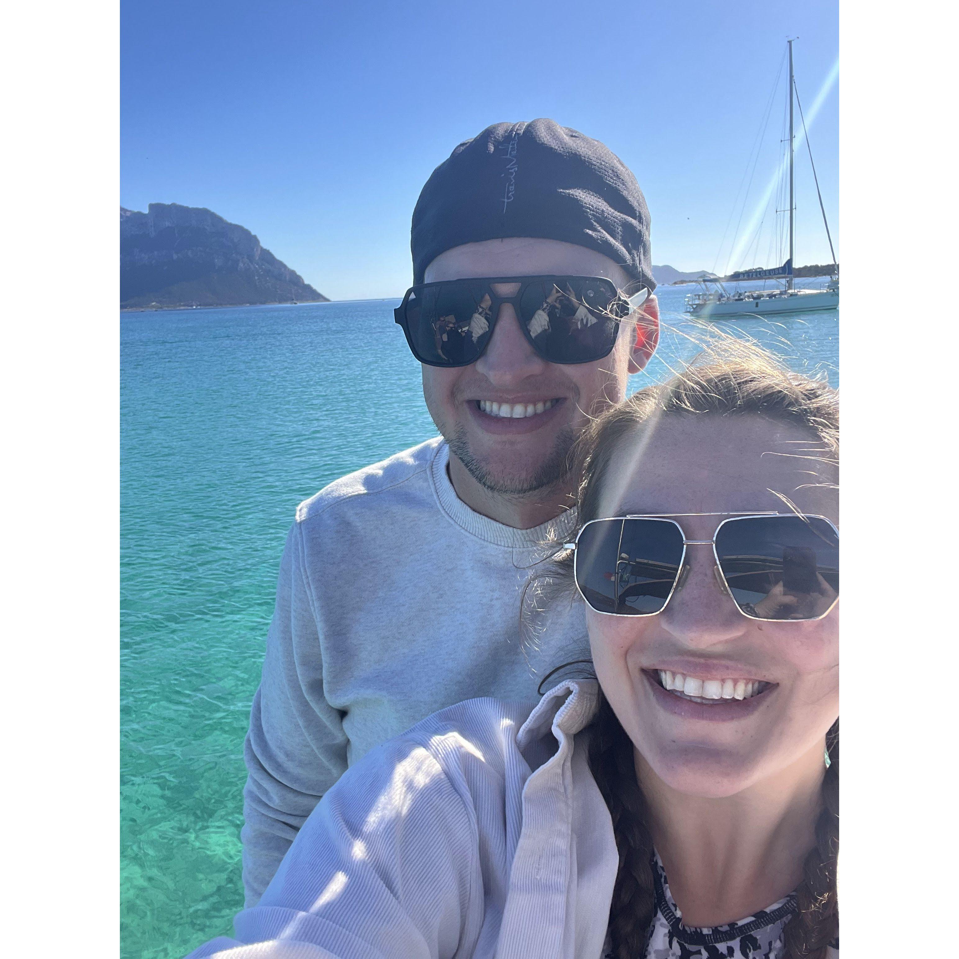 On a little island off of Italy called Sardinia.