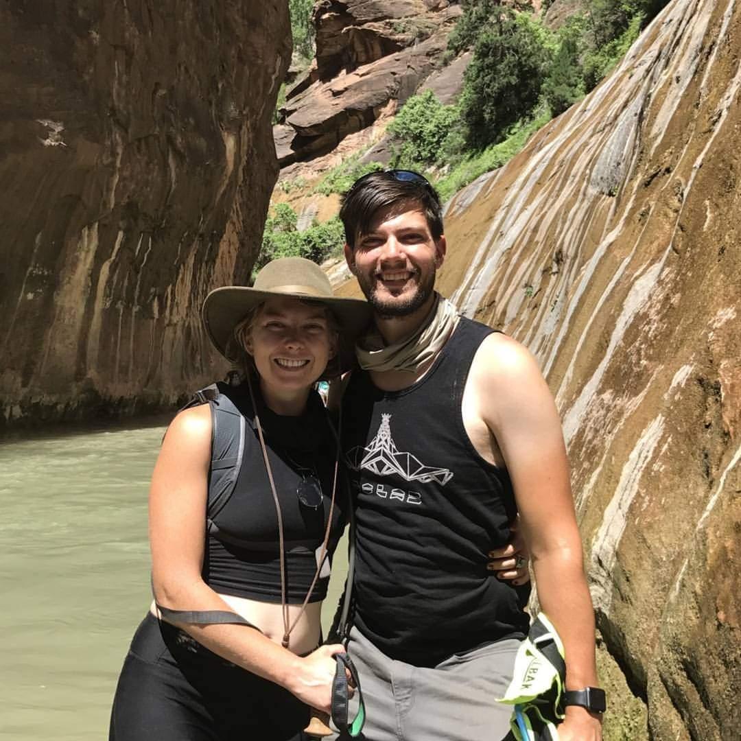 A camping trip at Zion National Park approximately one million years ago (very early in our relationship)