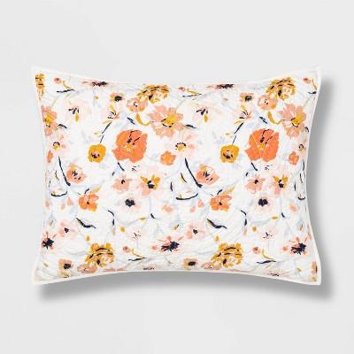 Standard Medallion Stitch Sham Multi Floral - Opalhouse™