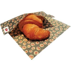 Munch Cupboard - Beeswax Reusable Food Storage Wraps By Munch (Medium, 2 Pack) Handmade in New Zealand, Biodegradable, Sustainable, Eco Friendly Lunch Bag, Bowl Cover Sheets