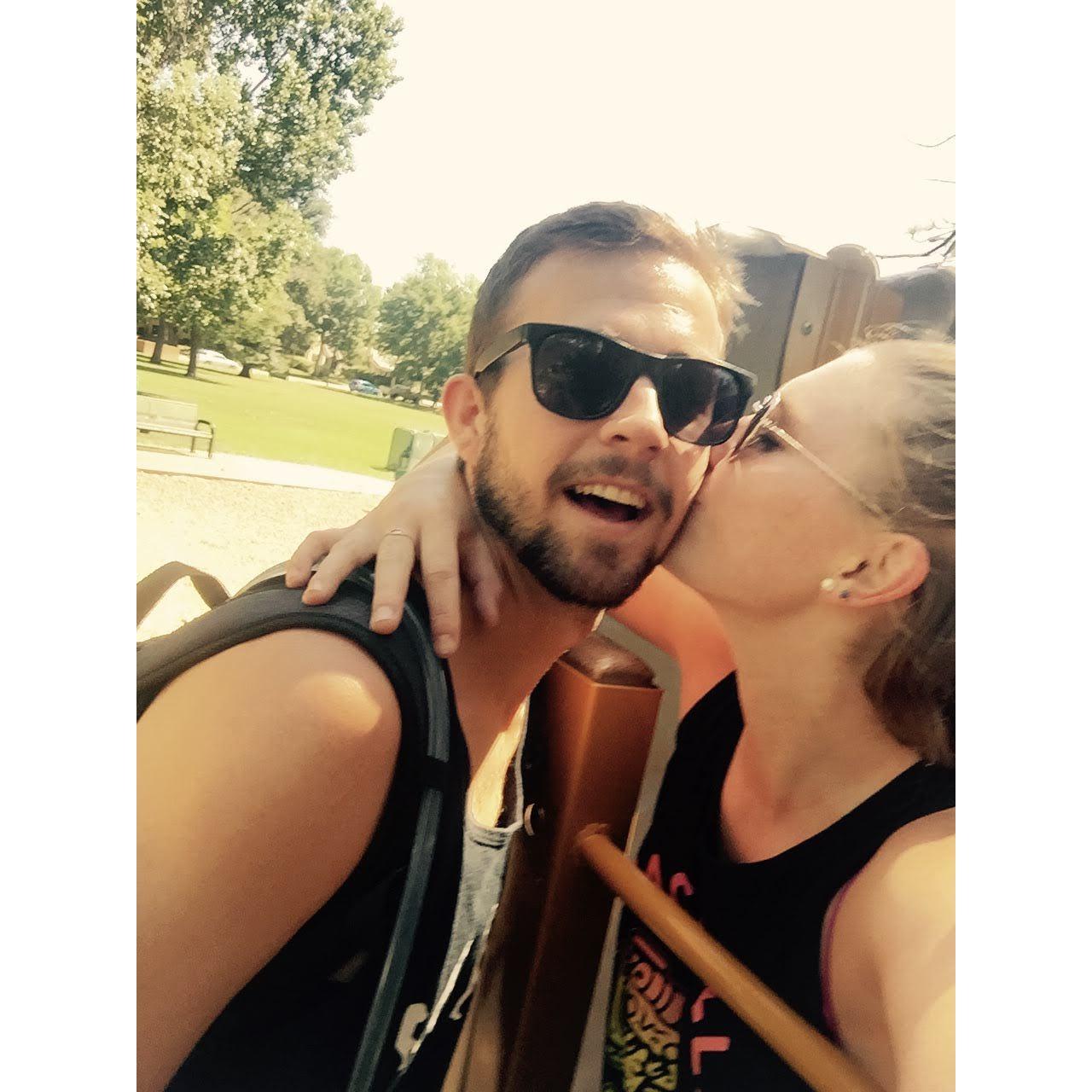 Moments before we said "I love you" for the first time.