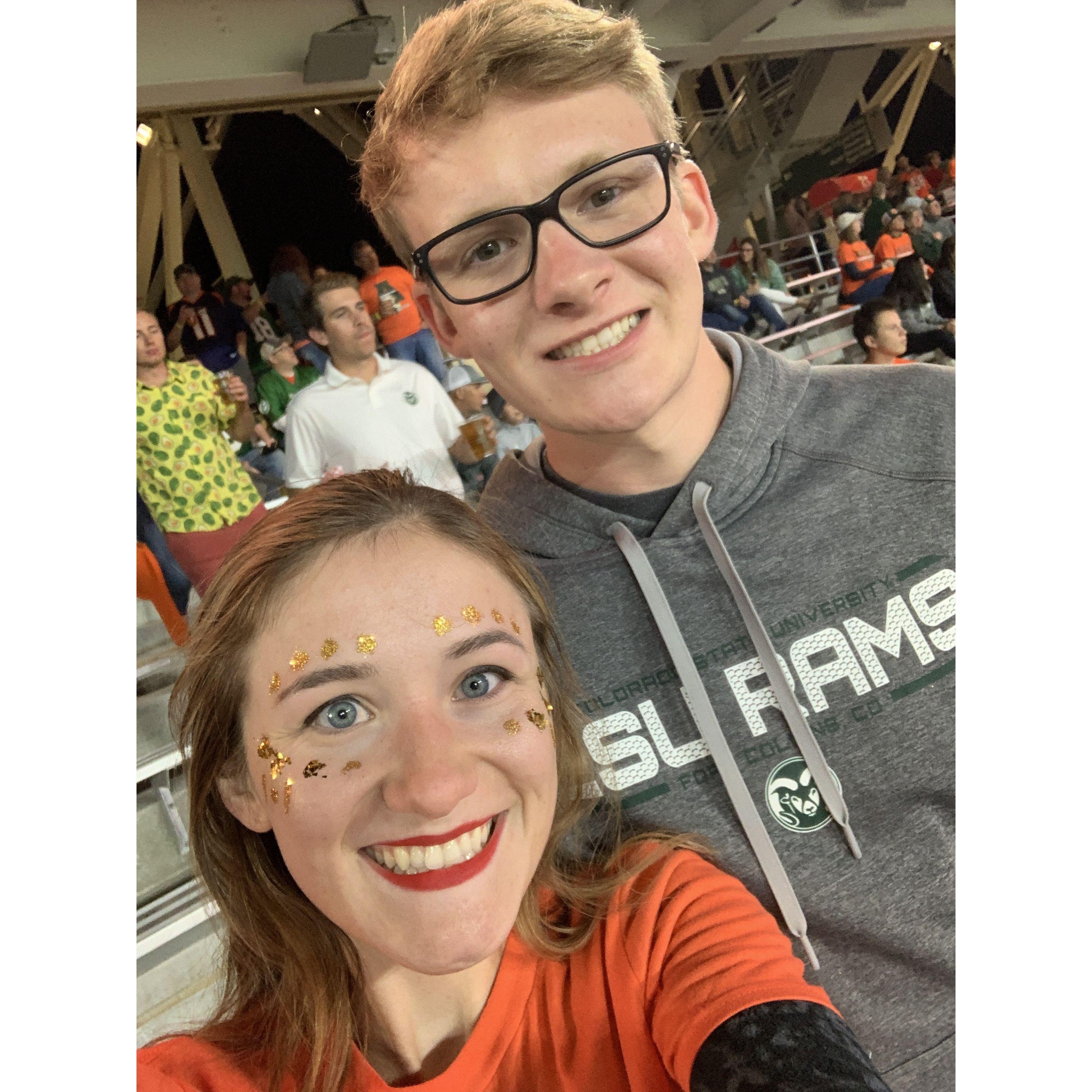 Our first CSU football game
