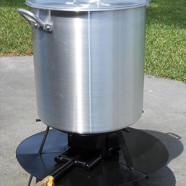 King Kooker C90NGA Multi-Purpose Natural Gas Jet Cooker Package Outdoor Grill, Black
