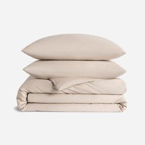 brooklinen Classic Percale Duvet Set, Pebble