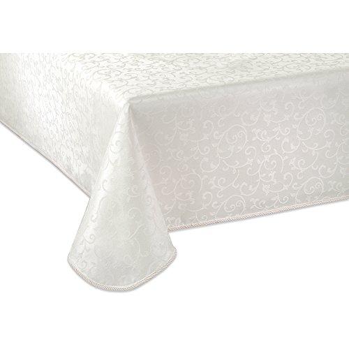 Lenox Opal Innocence 60"x120" Oblong Tablecloth, White