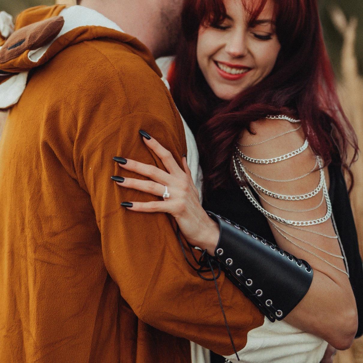 right after he popped the question