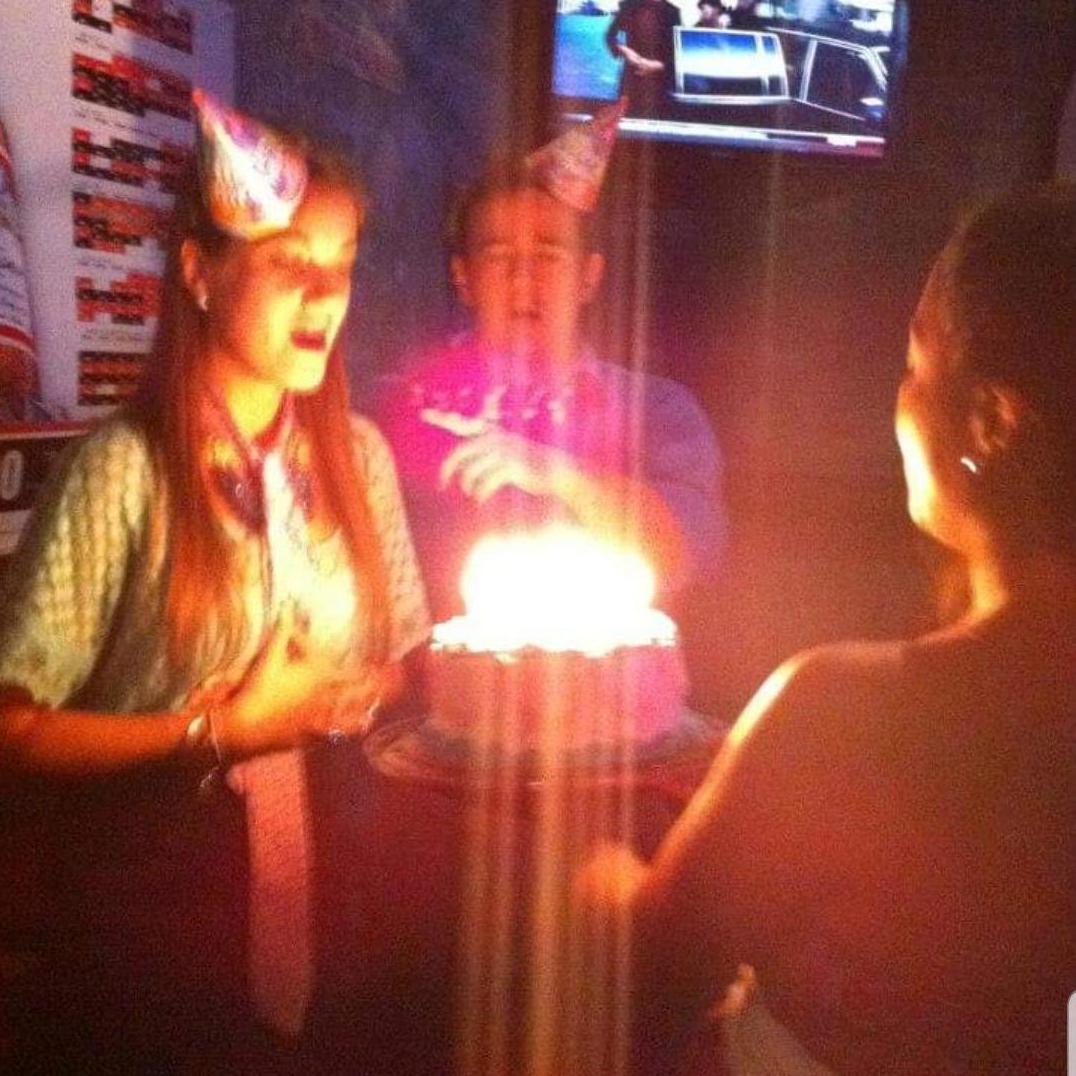 My 24th birthday celebration at Burger & Beer Joint in Brickell