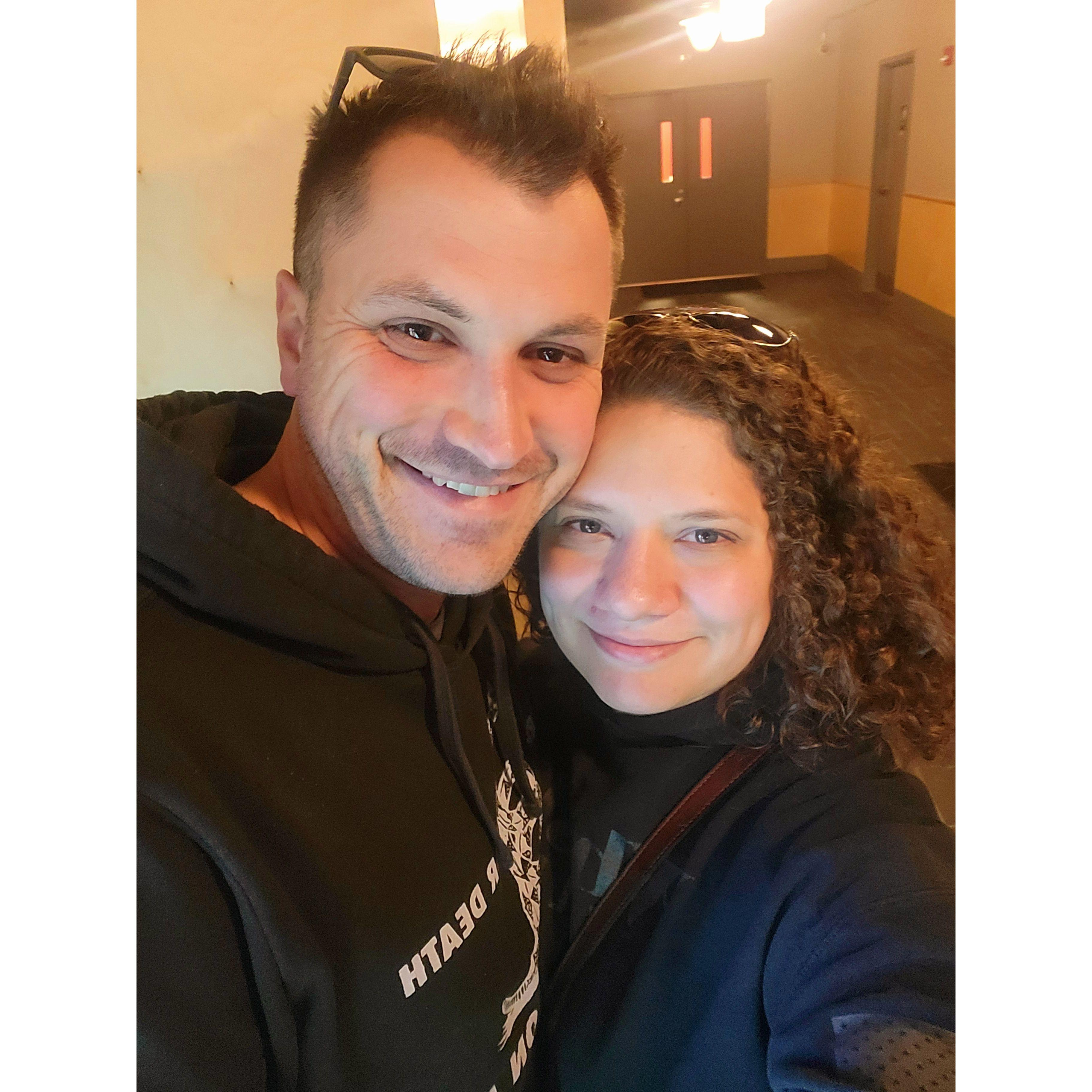 Our first road trip together to TN, stopped at the Bullet Distillery in KY. March 24th 2024