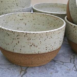 Rustic cereal bowl, speckled pottery, breakfast bowl, handmade bowls, speckled stoneware, rustic dinnerware, handmade pottery, made to order