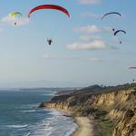 Paraglide Off the Torrey Pines Gliderport