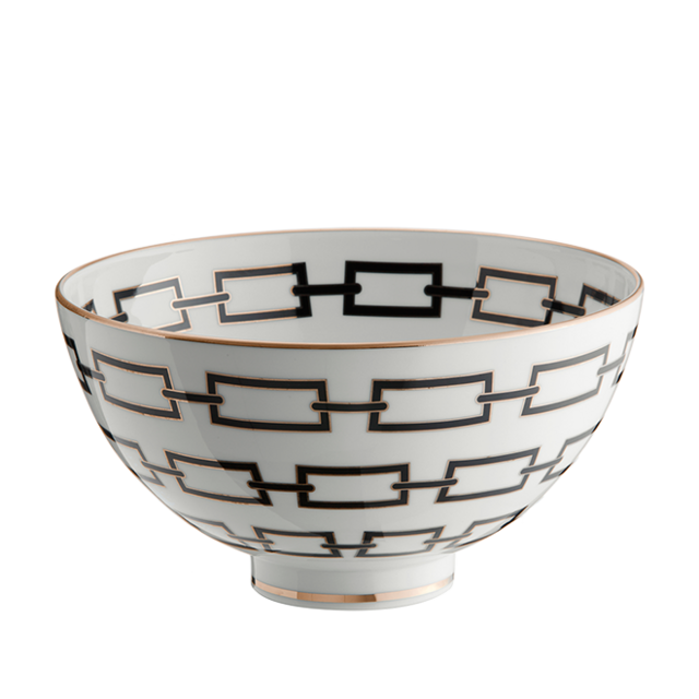 Gio Ponti bowl Catene Nero