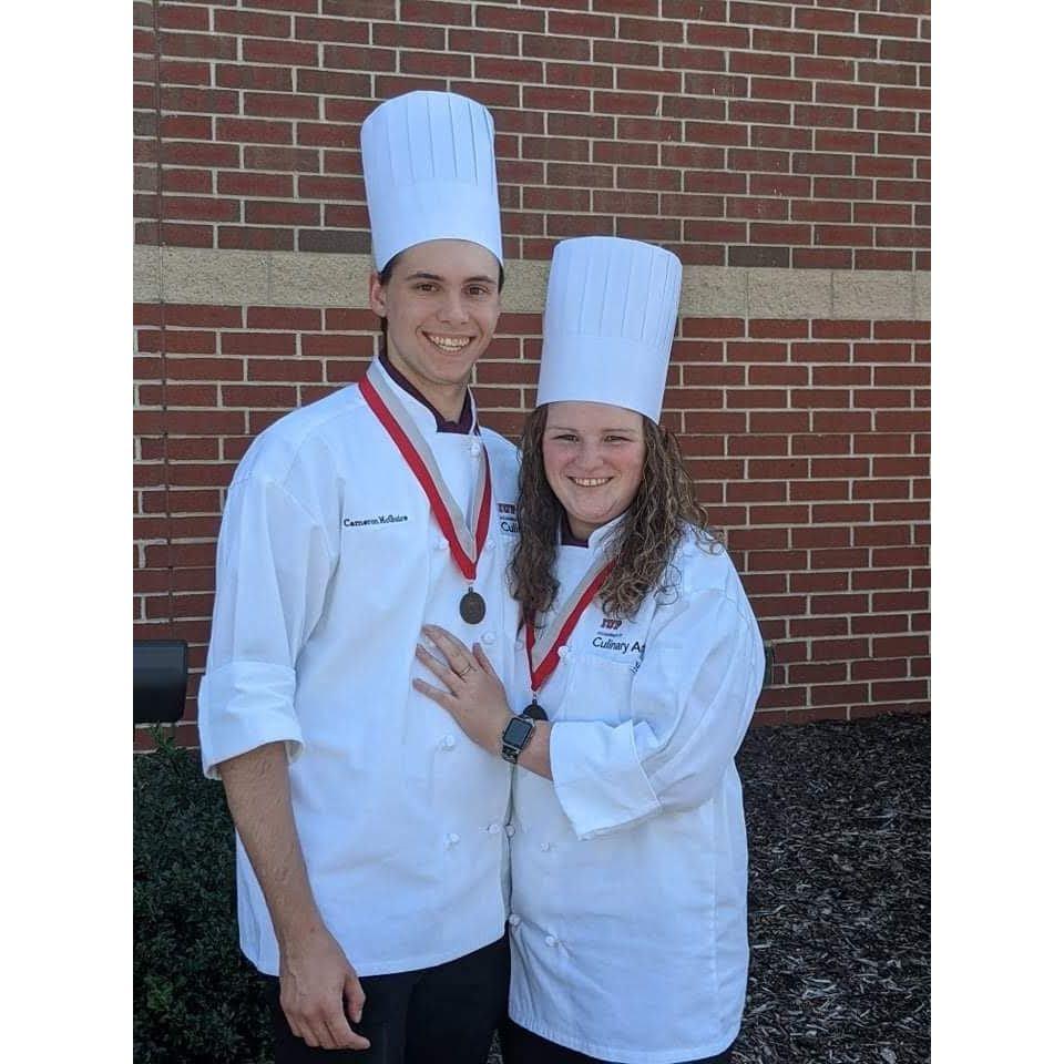 When we graduated from IUP Academy of Culinary Arts (where we first met)