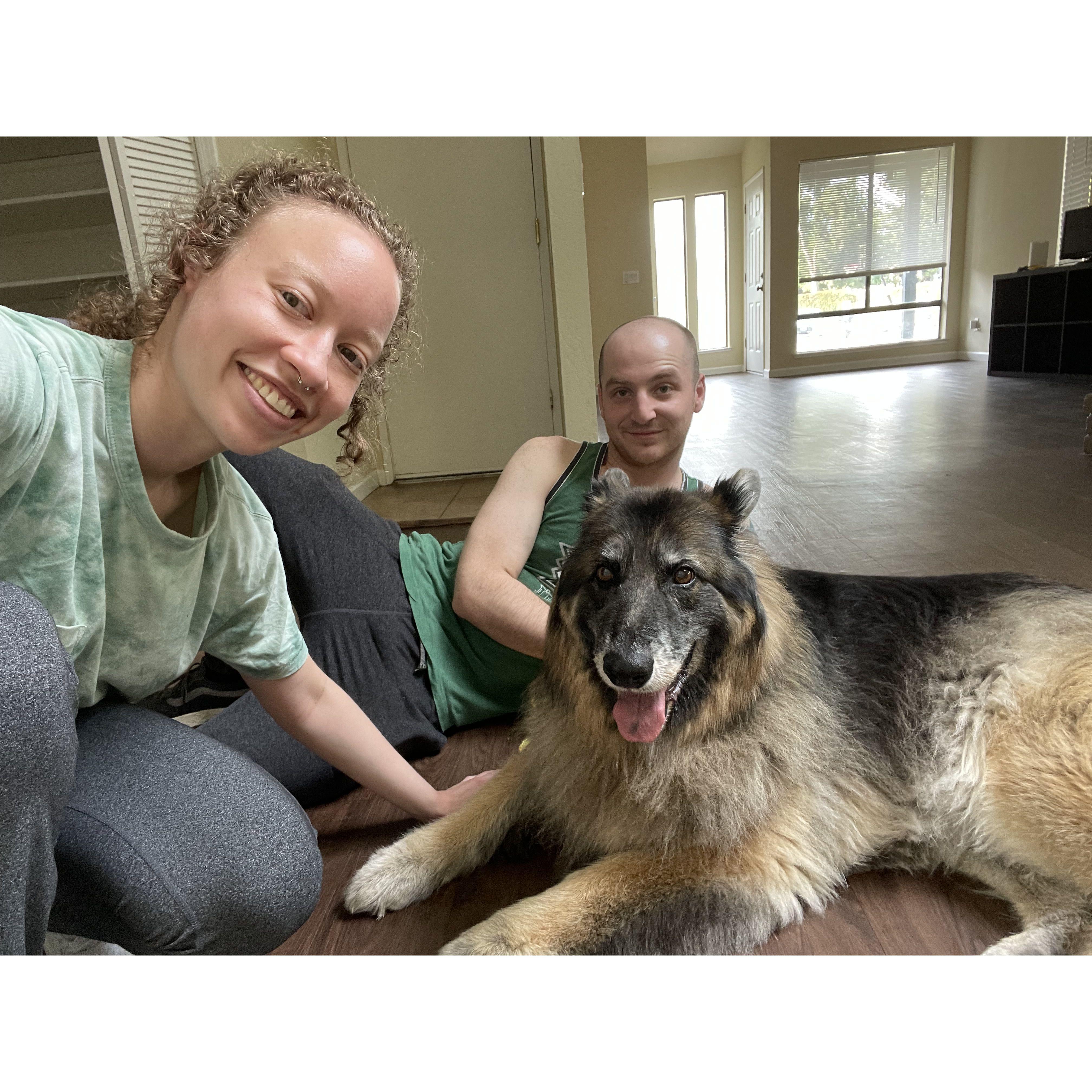 June 2023! We moved into our first place together with our fur baby!