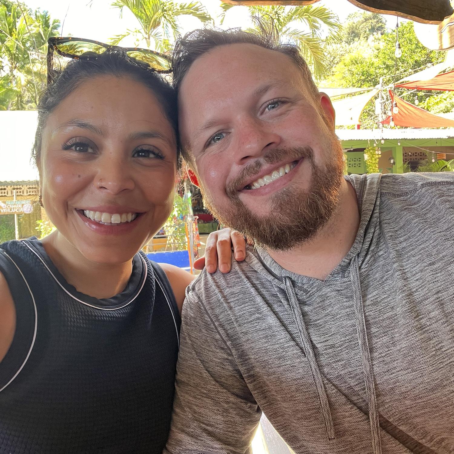 Our 4th year anniversary at Costa Rica