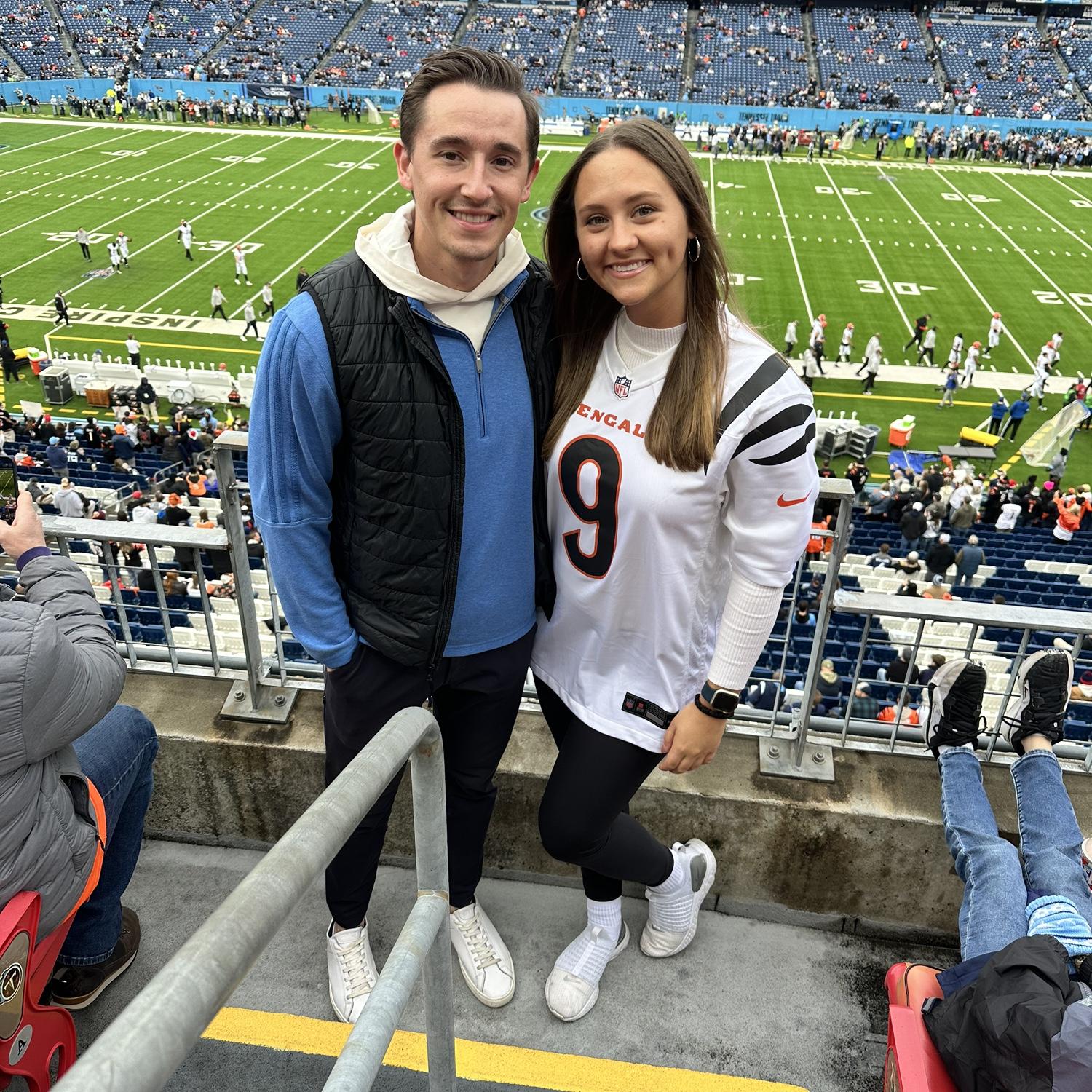 Bengals vs Titans game year 3!