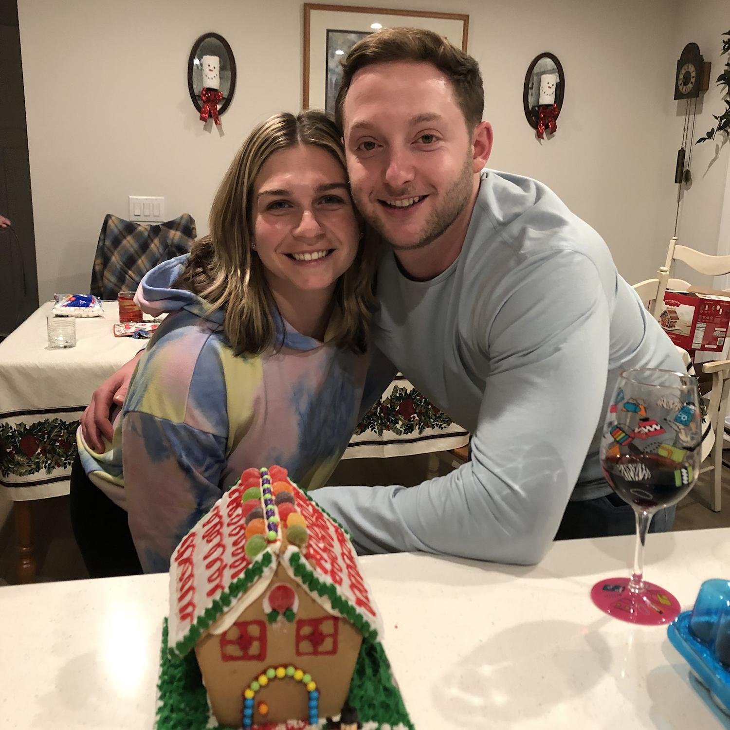 Our first Christmas Eve spent together at the Reidenauer's house. We still think the gingerbread house making contest was rigged...
December 24, 2021