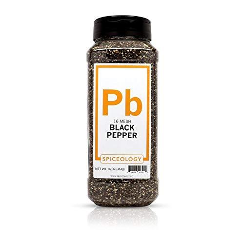16 Mesh Black Pepper Ground - Spiceology Coarse Grind Black Pepper - 16 ounces