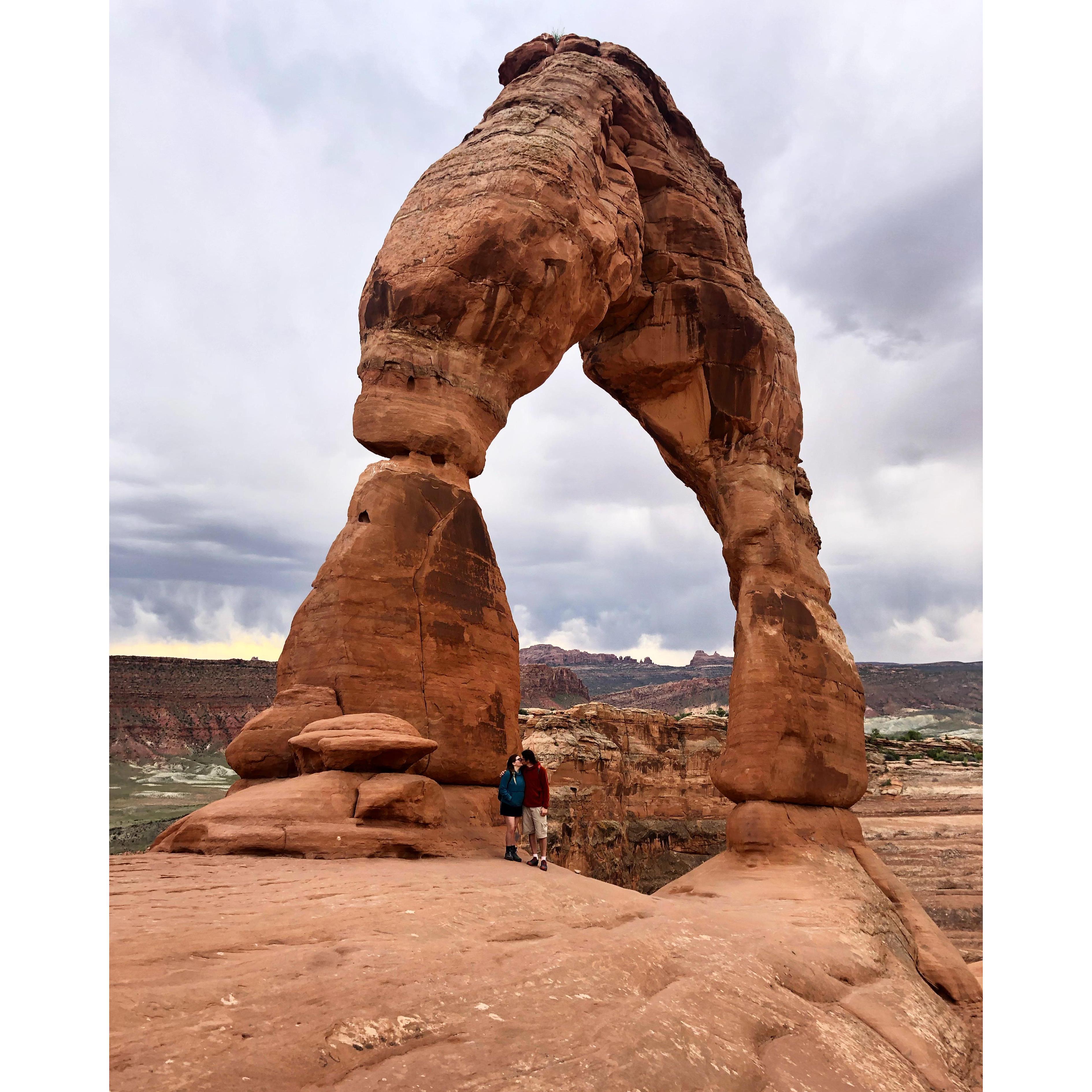 Moab Utah was our very first trip together!