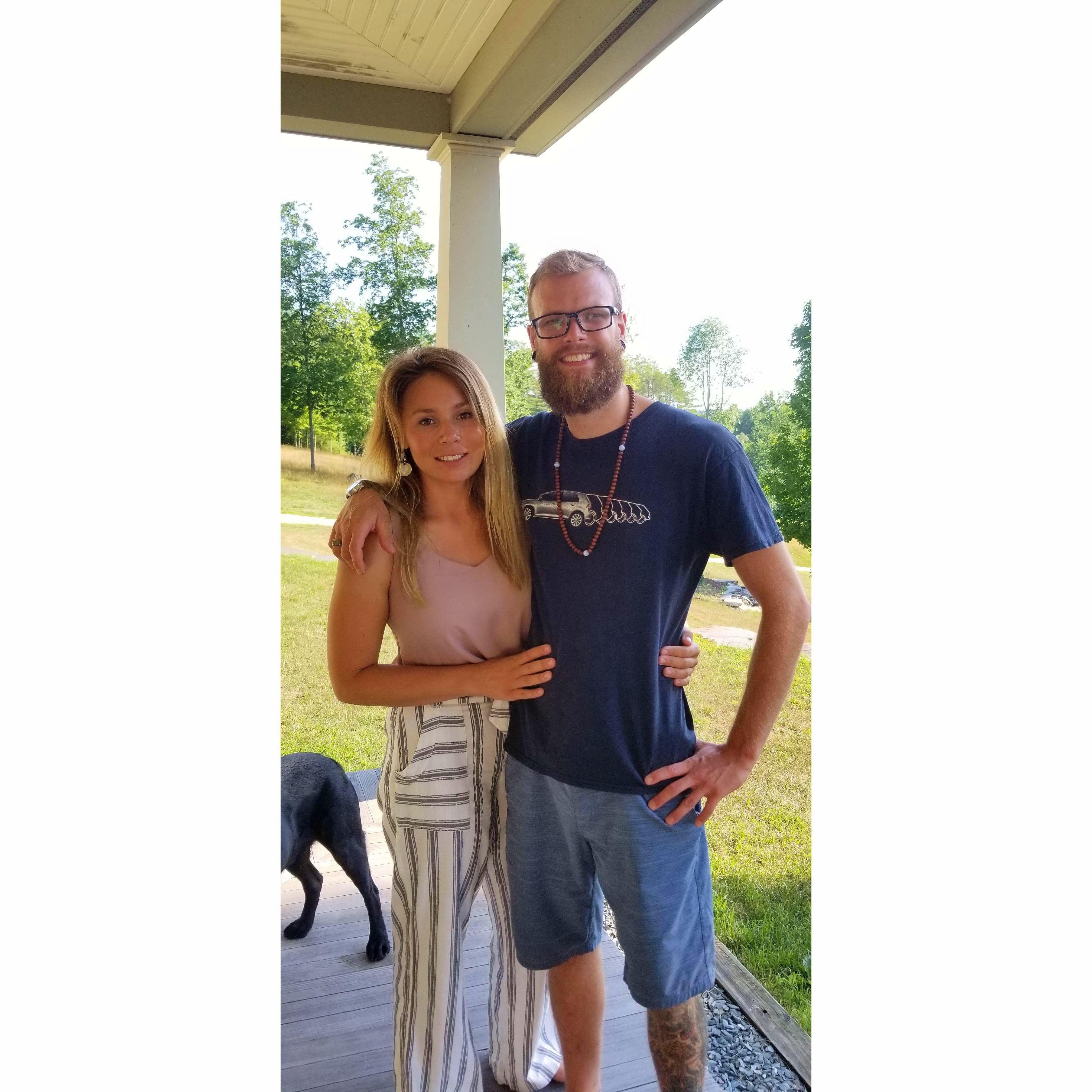 Our last summer in Vermont, our only summer in Vermont together