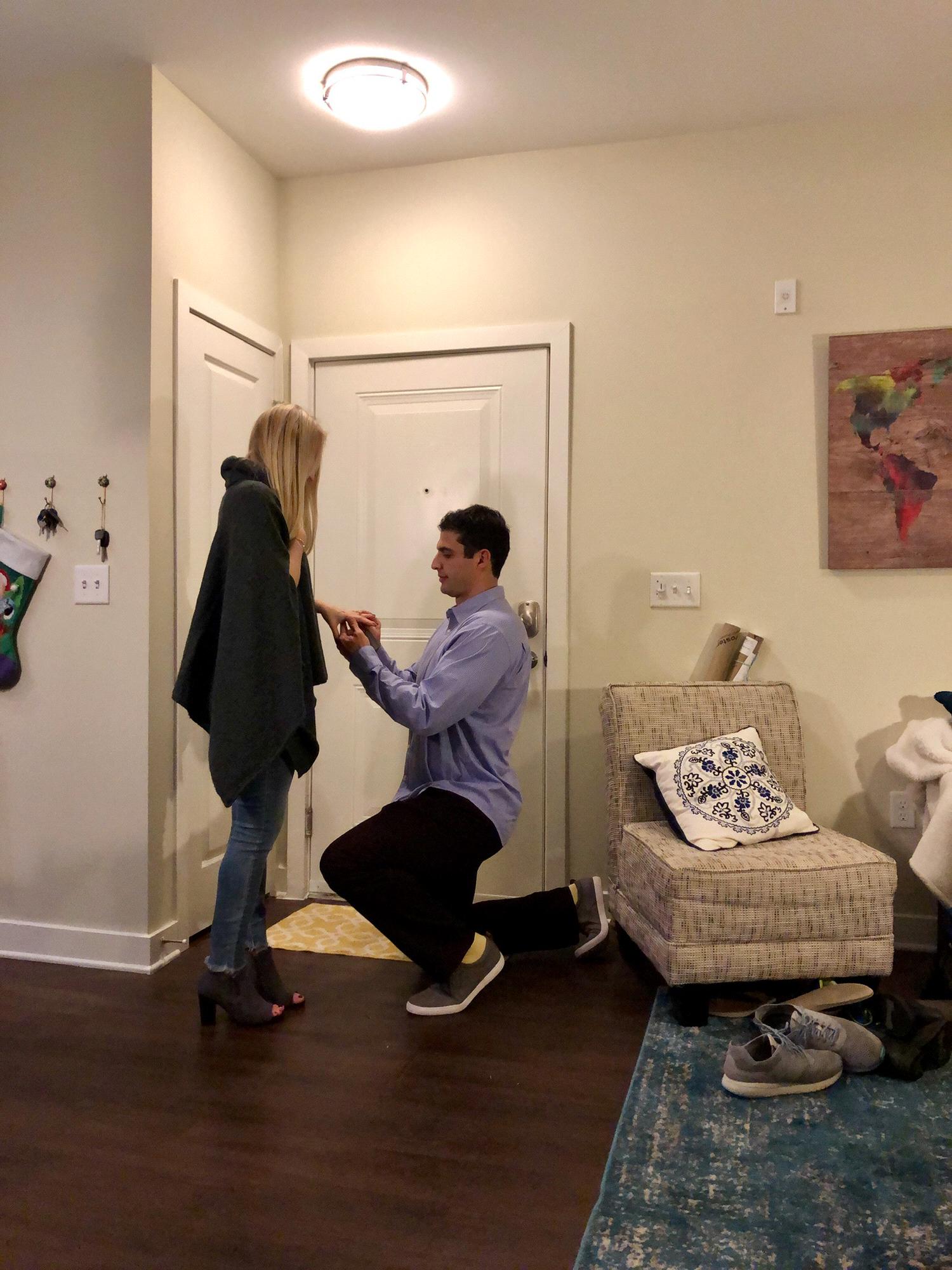 Shawn popped the question! December 20, 2018