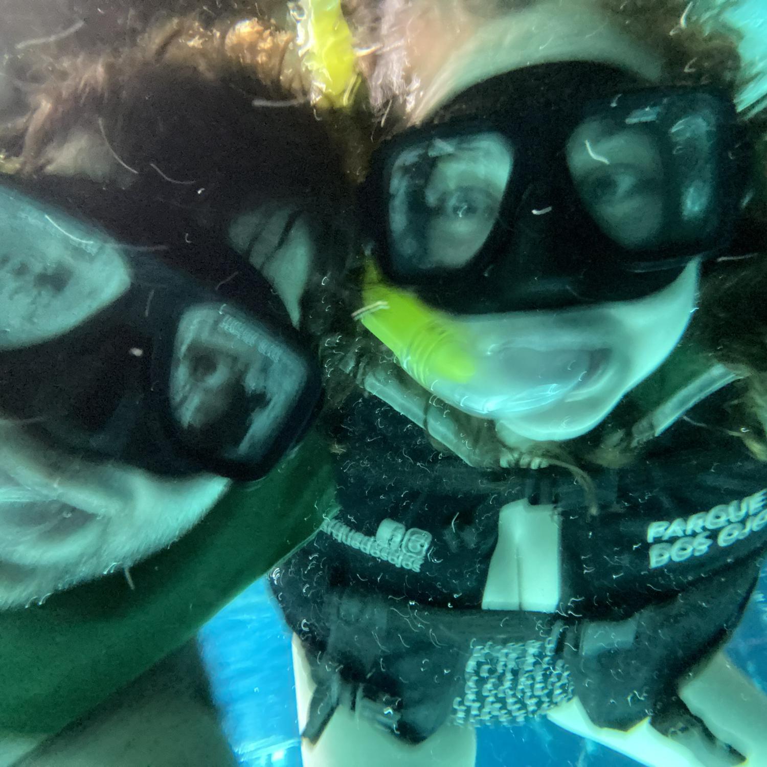 Exploring the cenotes of Tulum. Sam took this. Do you know that your iPhone is waterproof up to 10 ft?