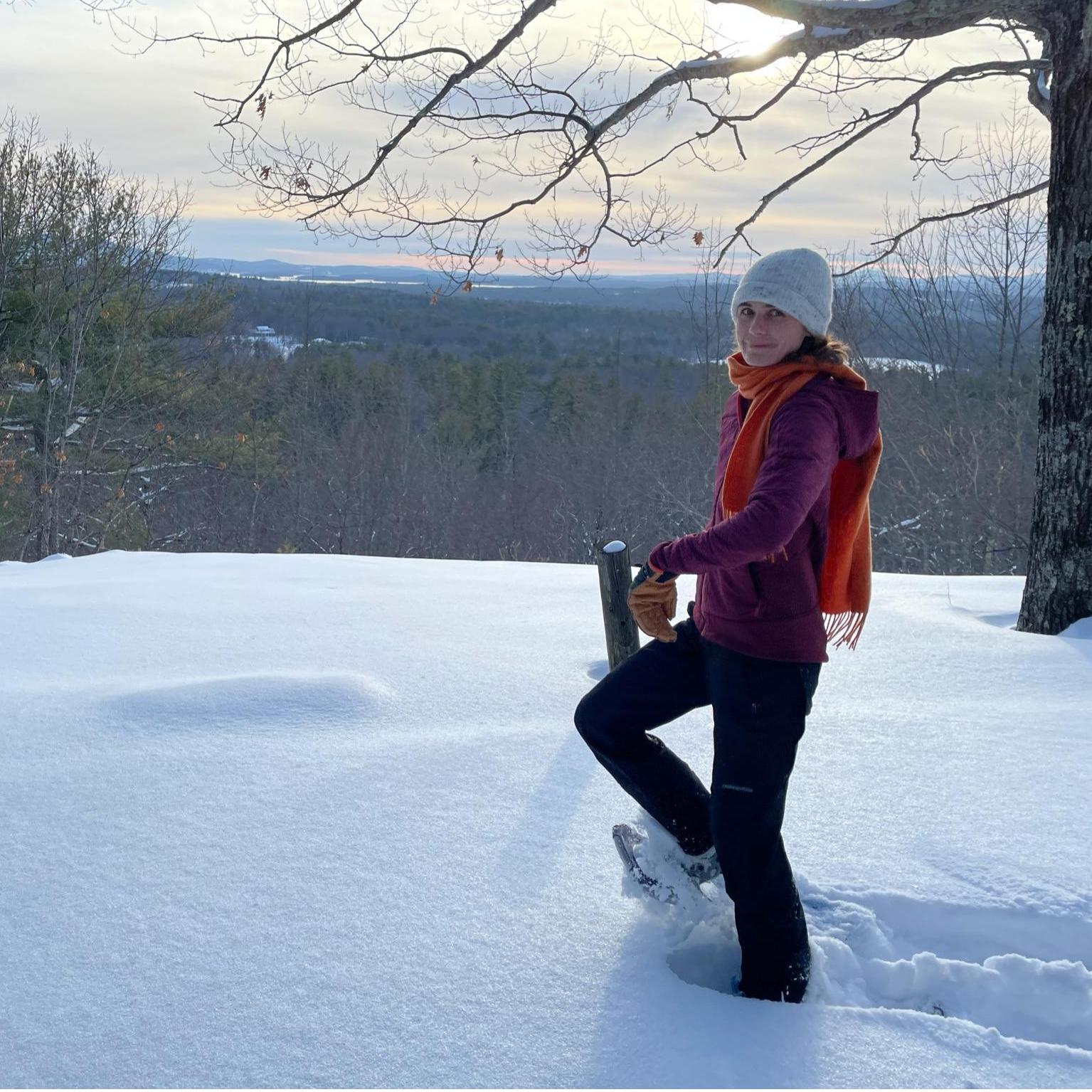 Getaway to NH for snowshoeing (and engagement!)