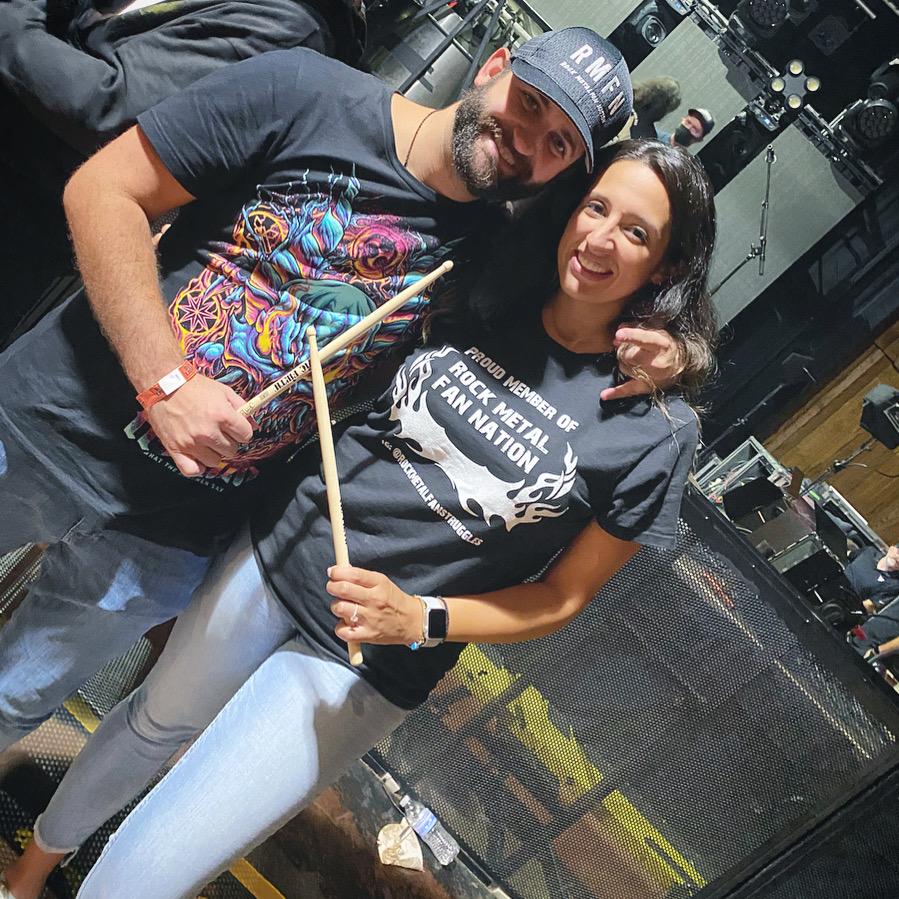 To one of many concerts rockin' out together! #RMFN