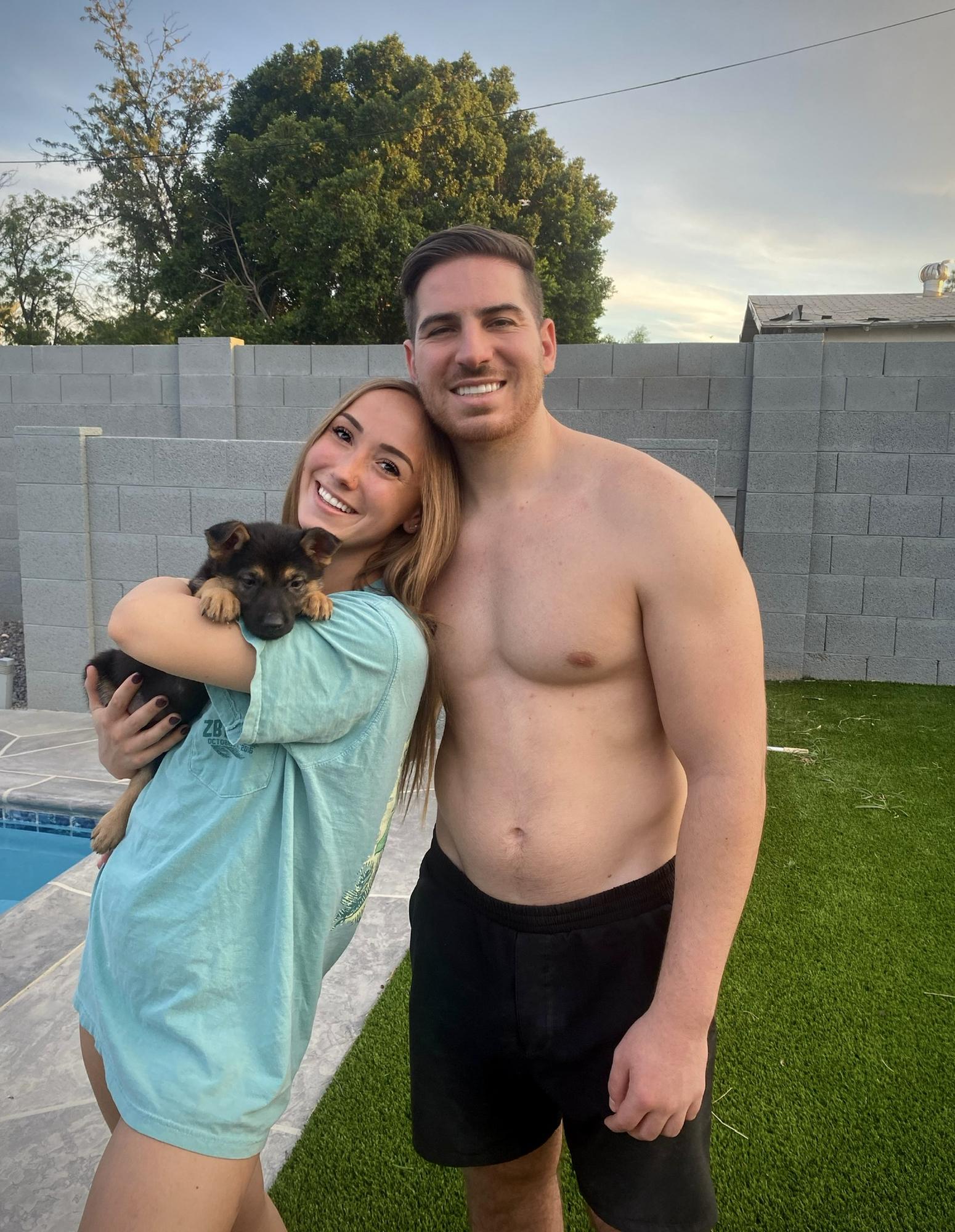 Enjoying time with our new family member