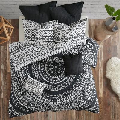 7pc Mica Cotton Reversible Comforter Set- king size