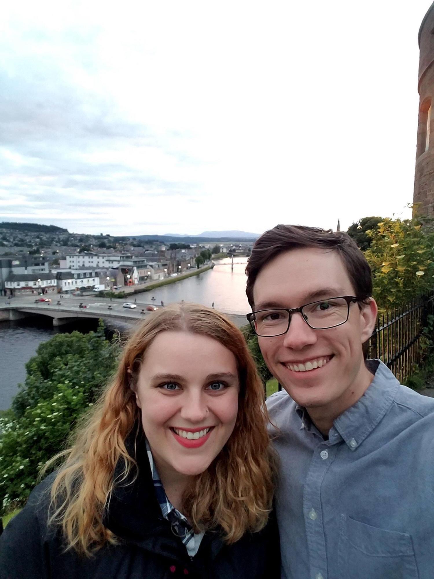 At Inverness Castle in Scotland (July 2017)