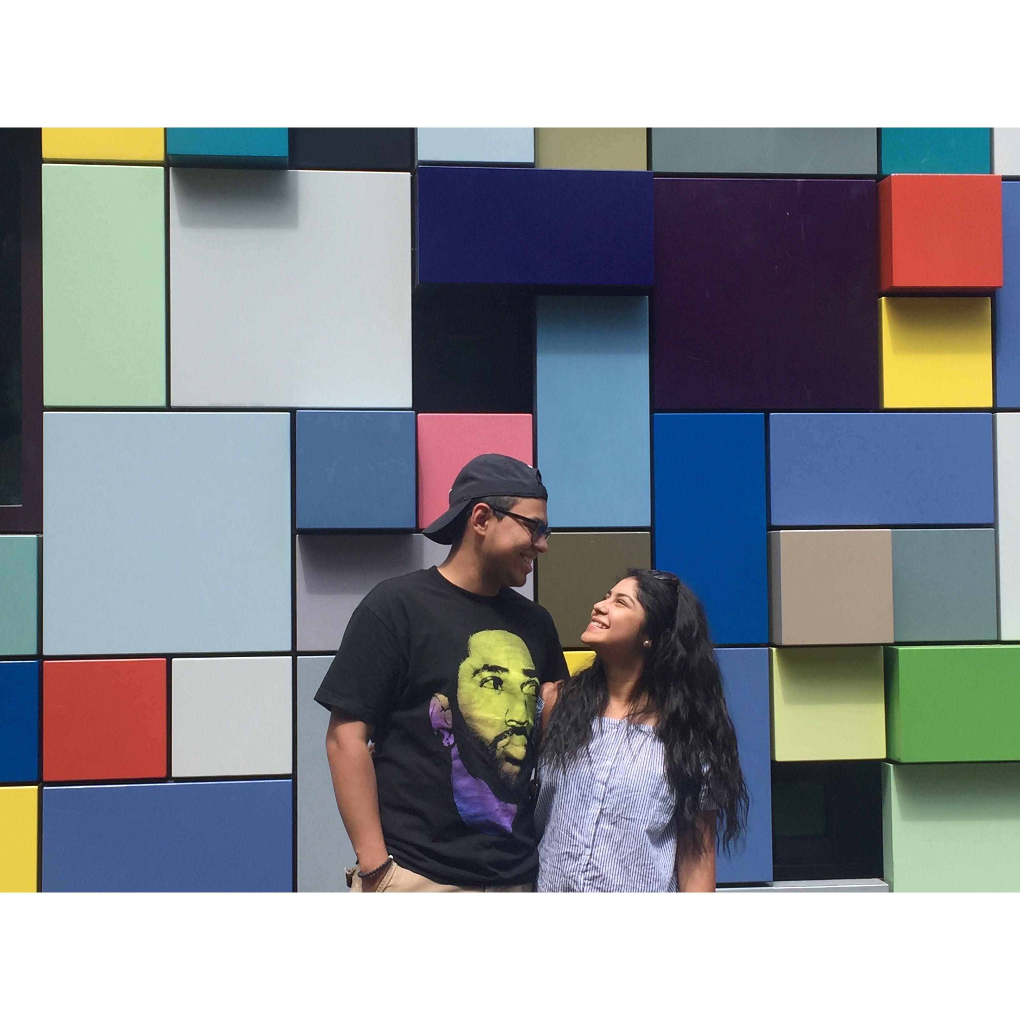 The first time Edenia visited Roger after his move to Texas