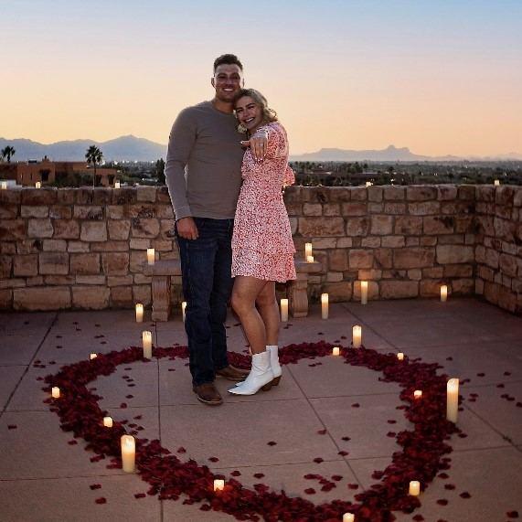 The night of our engagement 
